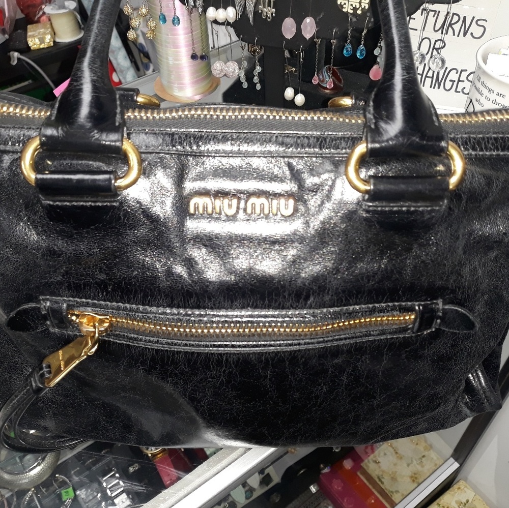 MIU MIU handbag ..Black...Great Condition
